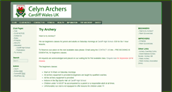 Desktop Screenshot of celynarchers.com