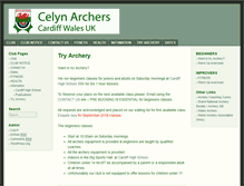 Tablet Screenshot of celynarchers.com